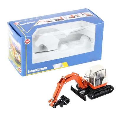 1:50 Free Wheel Alloy Model Construction Clamshell Bucket Excavator Toy