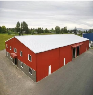 Industrial Style Double-Storey Steel Warehouses