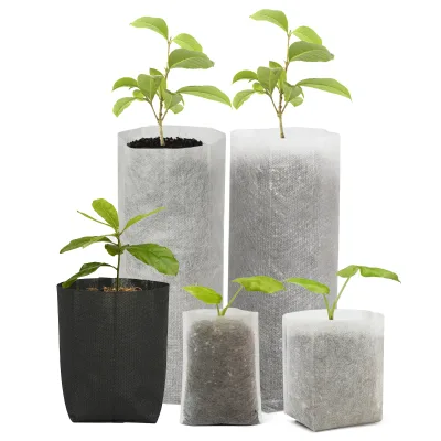 Farm Garden Light Duty Non-Woven Aeration Plant Seedling Nursery Bags for Potato Strawberry Chili Carrot Peanut Grow