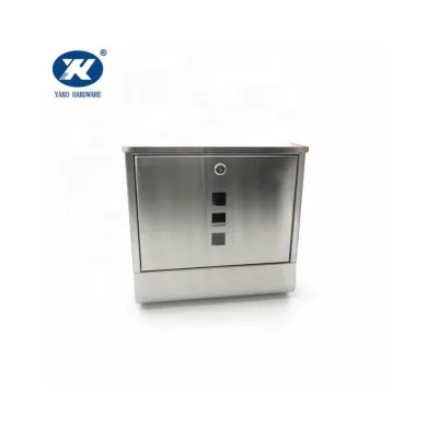 Newspaper Hanging with Narrow Slot Key Lock Wall Mounted Waterproof Mailbox