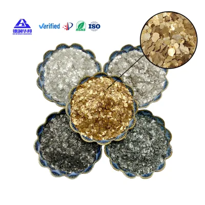 Shiny Decorative Rock Flakes for Paint Industry & Glass Ornament Inlay