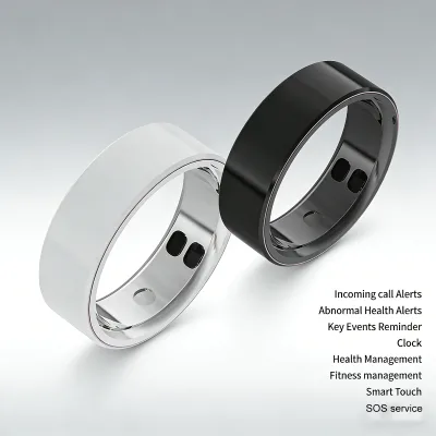 OEM Health Monitoring Smart Ring (Heart Rate, SpO2, Temp) for Remote Elderly Care