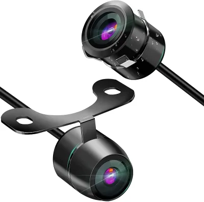 Free Sample Ip68 Waterproof Car Front View 120 Degree Camera Car Bumper Camera 18.5mm Mini Hidden Rear View Reverse Car Camera