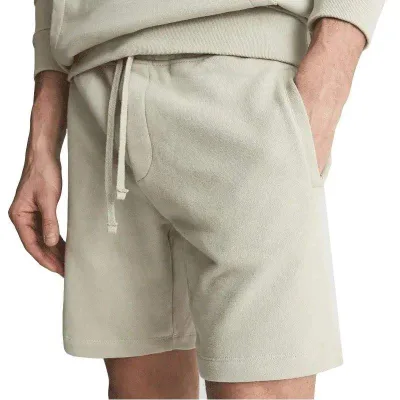 Hot Sale Mens 280gsm 100% Cotton French Terry Solid Anti-Wrinkle Breathable Eco-Friendly Casual Streetwear Plain Dyed Hot Shorts