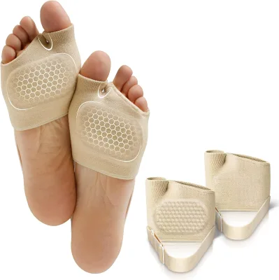 Metatarsal Pads Women Men Non-Slip Ball Foot Cushion Morton's Neuroma Pain Relief Metatarsalgia Thickened Fabric Bunion