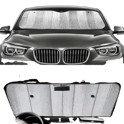 Factory Custom Silver Car Visor UV Reflection Car Windshield Visor Cool Summer and Winter Snow Easy to Fold Installation