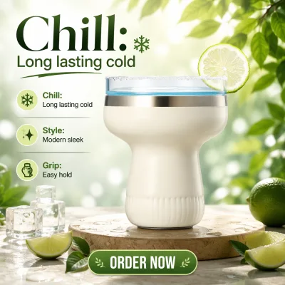 304 Stainless Steel 470ml Vacuum Insulated Tumbler with Straw Eco-Friendly Portable for Camping
