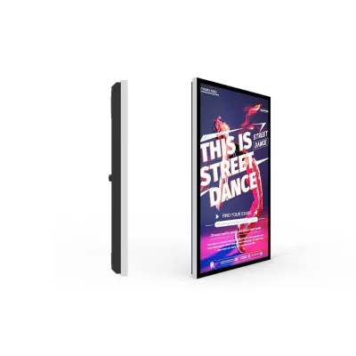 65inch Outdoor Waterproof Ultra Thin Wall Mounted LCD Advertising Display High Brightness Digital Signage