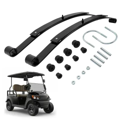 Rear 2 Leaf Spring Kit W/Bushing & Sleeves for Golf Carts EZGO RXV 2008-UP