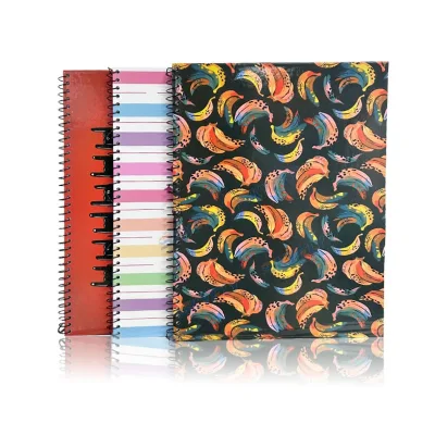 Spiral Notebooks with Ergonomic Design Comfortable to Hold During Long School Lectures Office Meetings