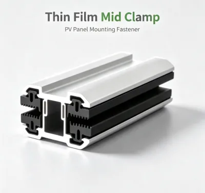 NF 344 Photovoltaic Solar Mounting Bracket for Secure Thin Film Panel Installation with Medium Pressure Support System