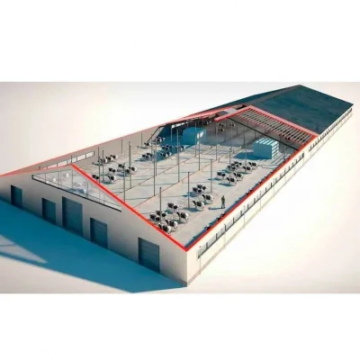 Hot Sale Hangar Tent Warehouse Wearhouse Steel Structure Building With Design
