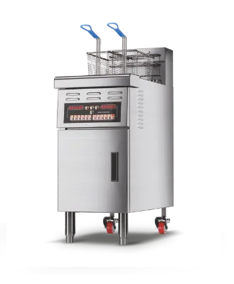 Commercial Intelligent CE Approved Electric Vertical Hotel Restaurant French Fries Deep Fryer Machines with Oil Filter System