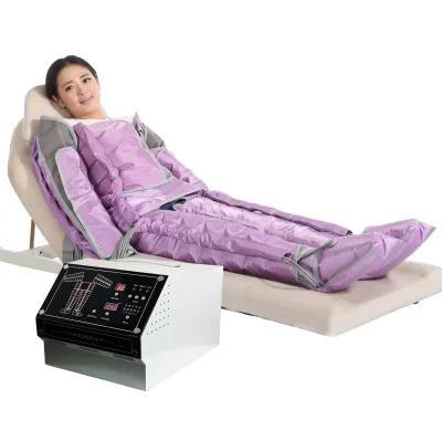 2025 Purple Air Massage Slimming Body Massager Lymphatic Drainage Weight Loss Machine Blanket 48 Airbags Wireless Remote Control