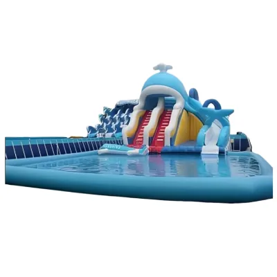 Inflatable Water Park Indoor PVC Water Slide and Bounce Area for Children Customizable