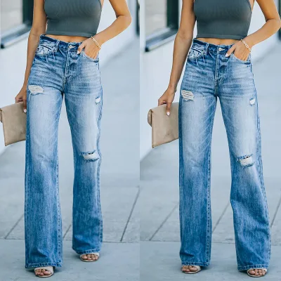 Harem Pants Vintage High Waist Jeans Woman Boyfriends Women's Jeans Full Length Denim Mom Jeans Cowboy Denim Pants