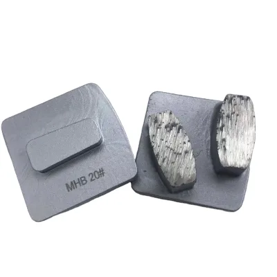 Easy Change Diamond Grinding Shoes 5 Inch 60 Grit for Concrete Floor Grinding