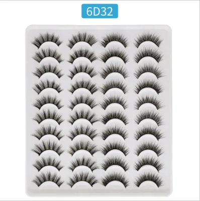 Factory Outlet OEM False Eyelashes Private Label Hand Made Natural Long False Eyelashes
