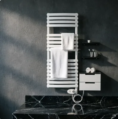 Smart Constant Temperature Powder Coated Mild Steel Electric Heated Towel Ladder Bathroom