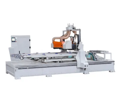 CNC Automatic Auto Woodworking Wood Wooden Door Panel Four Sides Side Edge Circular Cutting off Saw Sawing Machine CE