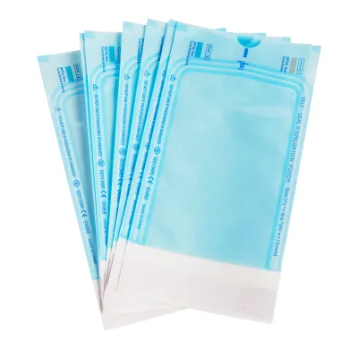 Autoclave Sterilized Package Medical Paper+PET/CPP Film Self-sealing Sterilization Pouch