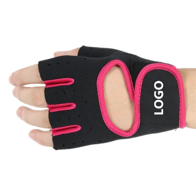 Low MOQ Yoga Pilates Weight Lifting Grip Gloves Women Outdoor Lightweight Padded Workout Gym Gloves Cycling Dumbbell Dancing