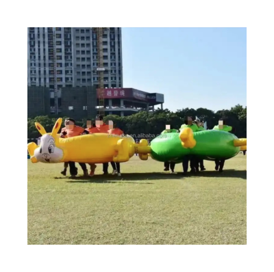 Kids Adults Outdoor Sport Game Tortoise and Hare Racing Inflatable Team Building Race for Sale
