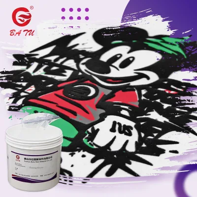 Flocking Silicone Adhesive for Textile Printing, High Density Velvet Feel Flock Transfer, Washable Abrasion Resistance