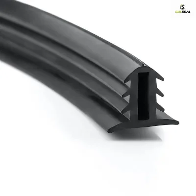 Sunroof EPDM T H Shaped Car Door Rubber Seal Strip Waterproof Windproof Ozone Resistant 60-70SHA Hardness for Center Console