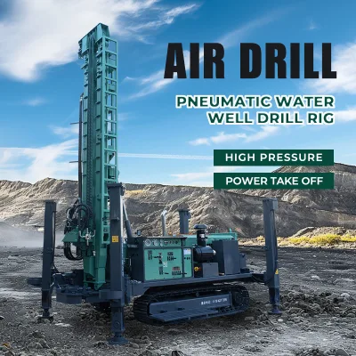 Excellent Performance Japan Power Head Spare Parts Borehole 600m Delmage Used Water Well Drilling Rig for Sale