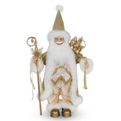 Christmas Decor 24" Inch Dancing Santa Claus 60CM Santa Claus Figurines Electric Musical Santa Claus