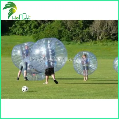 Hot Sale PVC Inflatable Human Ball , Body Bubble Belly Bumper Ball for Adult