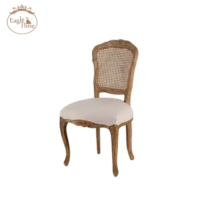 Modern Style Wedding Event Dining Louis Chair Reticulum Back Vintage Wooden Frame Chair