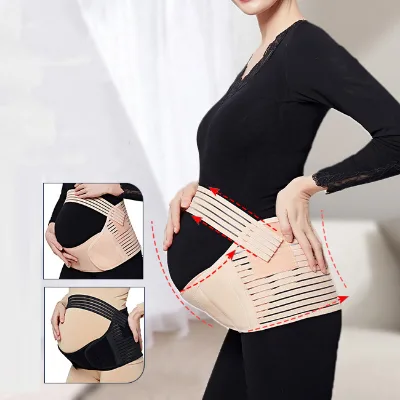 Pregnant Women's Maternity Support Belt Ultra Soft Waterproof Breathable Polyester Abdominal Support Waist Bandage
