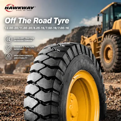 Truck Tires Size12.00-20/11.00-20/8.25-16/7.50-16/7.00-16 HAWKWAY Brand Mining Ring Truck Tire  for Quarry Construction Sites