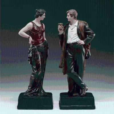 Custom Action Figures Supplier OEM Resin Bespoke Resin Modern Decor Figurines Handmade Statues with Sleek Textures & Colors