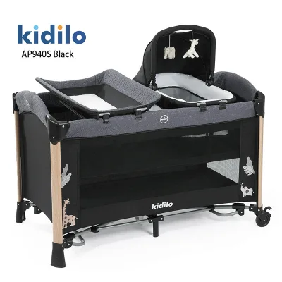 Multifunctional Baby Crib Portable Newborn Bed Large Foldable Game Splicing Bed