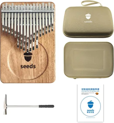 41 Keys Seeds Okoume Wood Kalimba Piano Accurate Tuning 3 Layers Professional Kalimba Keys Thumb Piano Acoustic Finger Piano