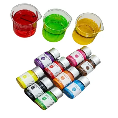 Food Grade Powder Food Coloring Cake Compound Colorant in Bottle 9 Colors Set for Baking and Cake Decoration