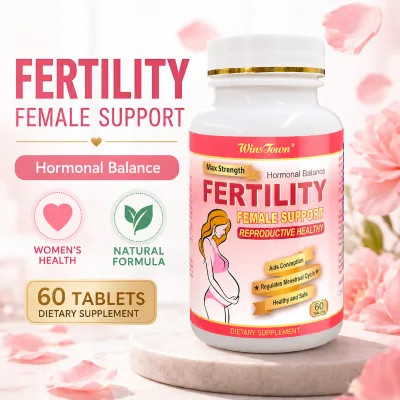 Private Label Fertility Female Support Tablets Reproductive Health Hormonal Balance Folic Acid Myo Inositol OEM ODM Bulk