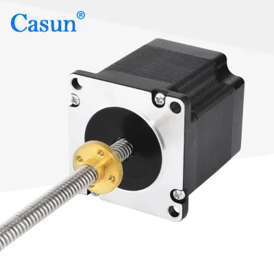 Casun Stepper Motor NEMA23 Tr10x20 Passo-passo Captive Stepper Motor 4A 2N.m 2.4V 1.4kg Motor for Beauty Equipment