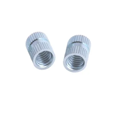 Custom CNC Machined Threaded Inserts Nuts for Metal and Plastic Applications with Excellent Durability