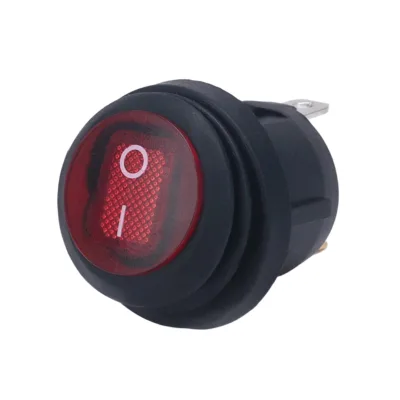 On-Off Toggle Push-Button Rocker 3 or 2 Pin Waterproof LED Round Switch Kcd1-101 Red, Yellow, Blue, Green, White, Black, Gray