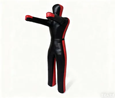 PU Leather PVC 165cm 30kg Grappling Dummy Judo Karate Jiu-jitsu MMA Boxing Wrestling Training Black High Resilience Customizable