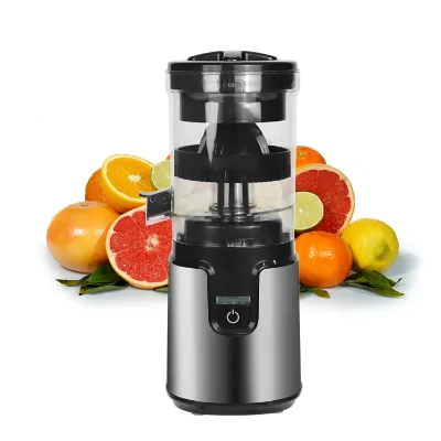 Type C Citrus Juicer with 2 Set Batteries Lemon Juicer Stainless Steel Housing USB Rechargeable Citrus Juicer for Different Area