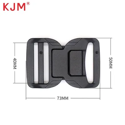 OEM Accept Backpack Accessories 38mm Plastic Quick Release Tactical Magnetic Webbing Belt Buckle Clip