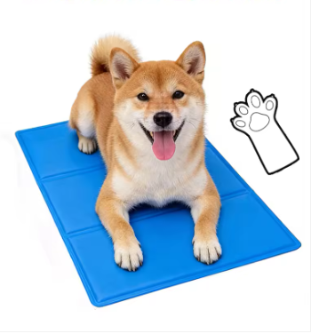 Foldable Rectangular Cooling Mat Summer Gel Ice Mat Washable Waterproof Non-toxic Self-Cooling Doggy Bed Mat