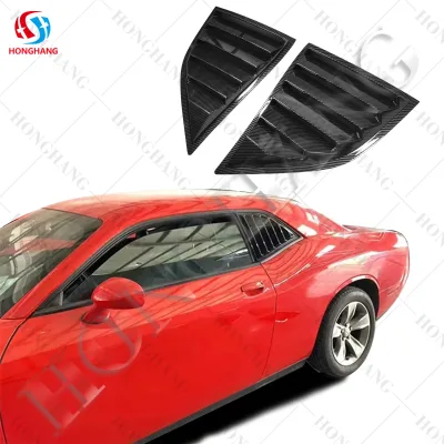 Chaoshenghang Cheap Factory Price Rear Window Louvers Vent Cover Exterior Parts Shutter Trim for Dodge Challenger 2010-2020