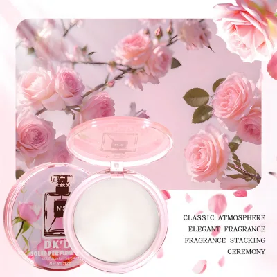 Wholesale DK'DE Solid Perfume 6 Flavors Long Lasting Fresh and Elegant Portable Roll-on Body Solid Perfume Fragrance