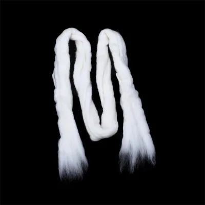 Super High Quality Merino Combed Wool Tops 80mm Fiber Length 22.5mic Fineness for Spinning Material